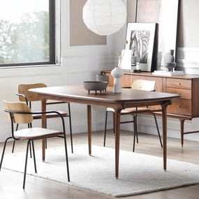 Sabrina Mid Century Modern Dining Tablehome decor ,wall decor 