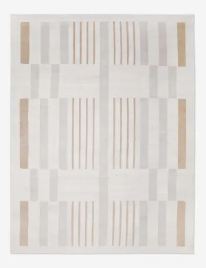 Safi Flatweave Rugmodern color block patchwork rug
