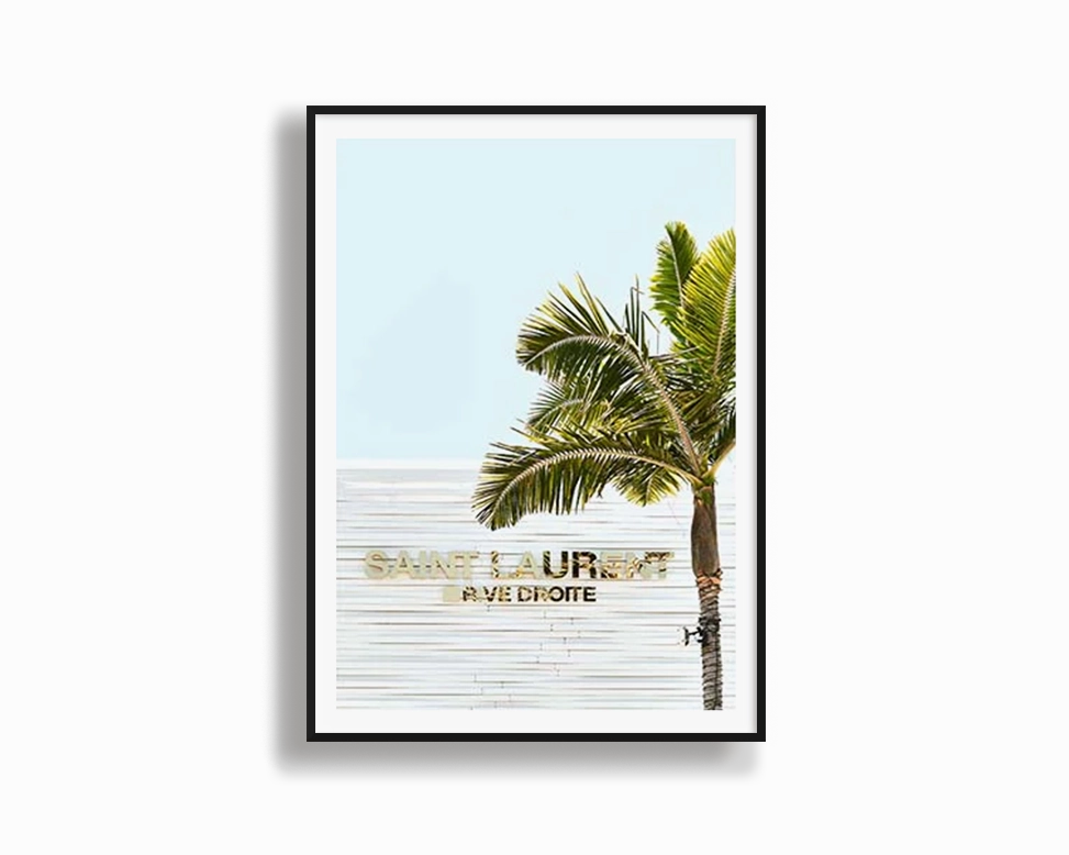 Saint Laurent Palmmodern abstract painting decor