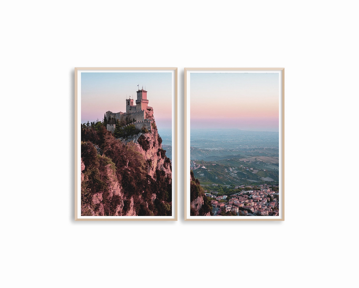 San Marino Set Includes Two Prints