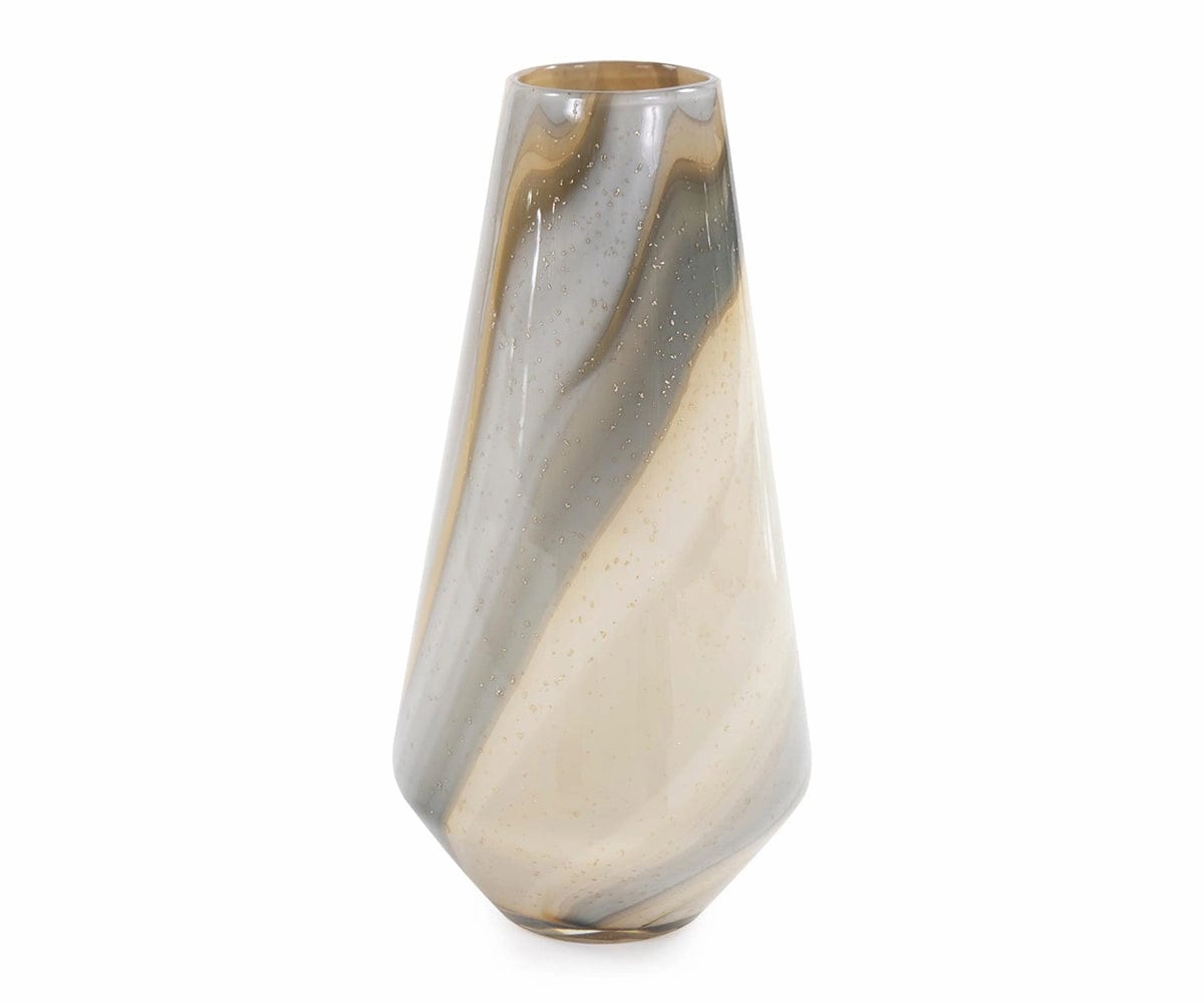 Sand Art Tapered Glass Vasehome decoration ,modern home decor 