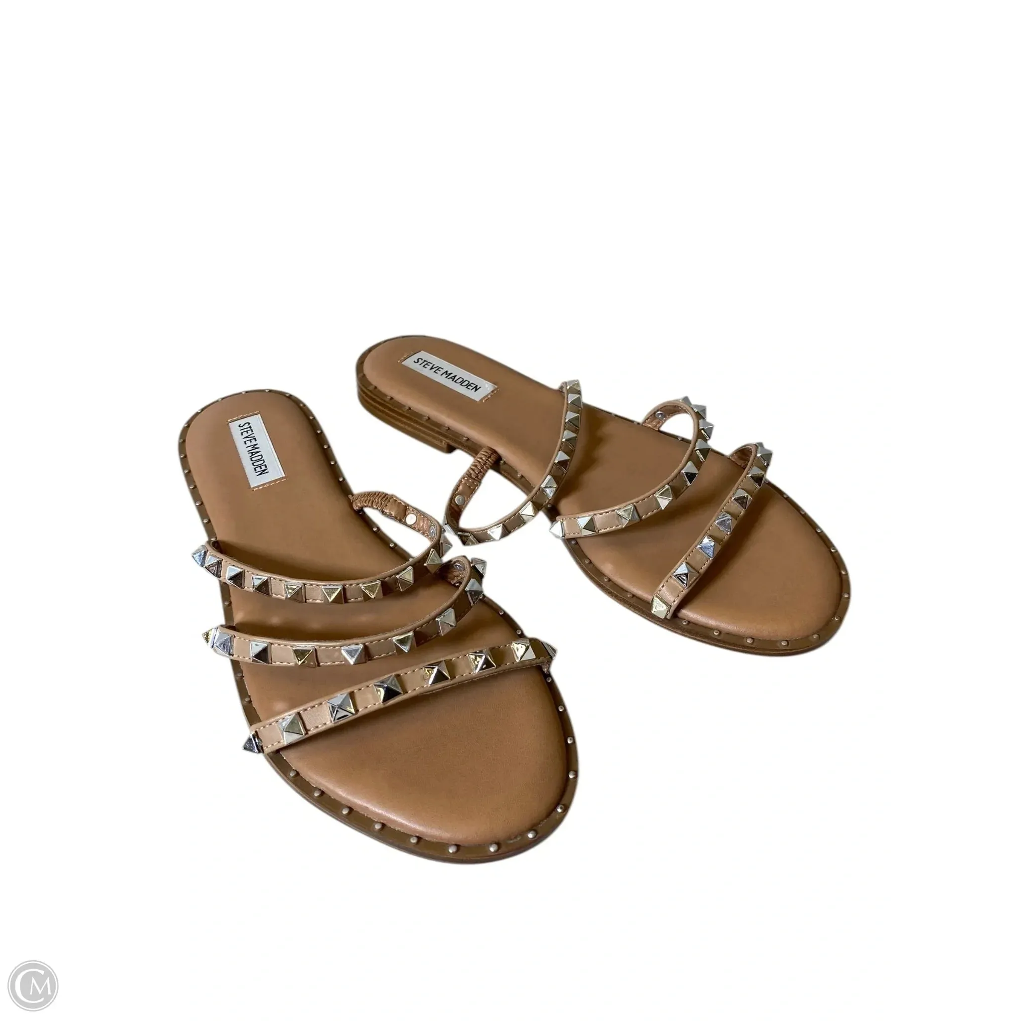 Sandals Flats By Steve Madden In Beige, Size: 10