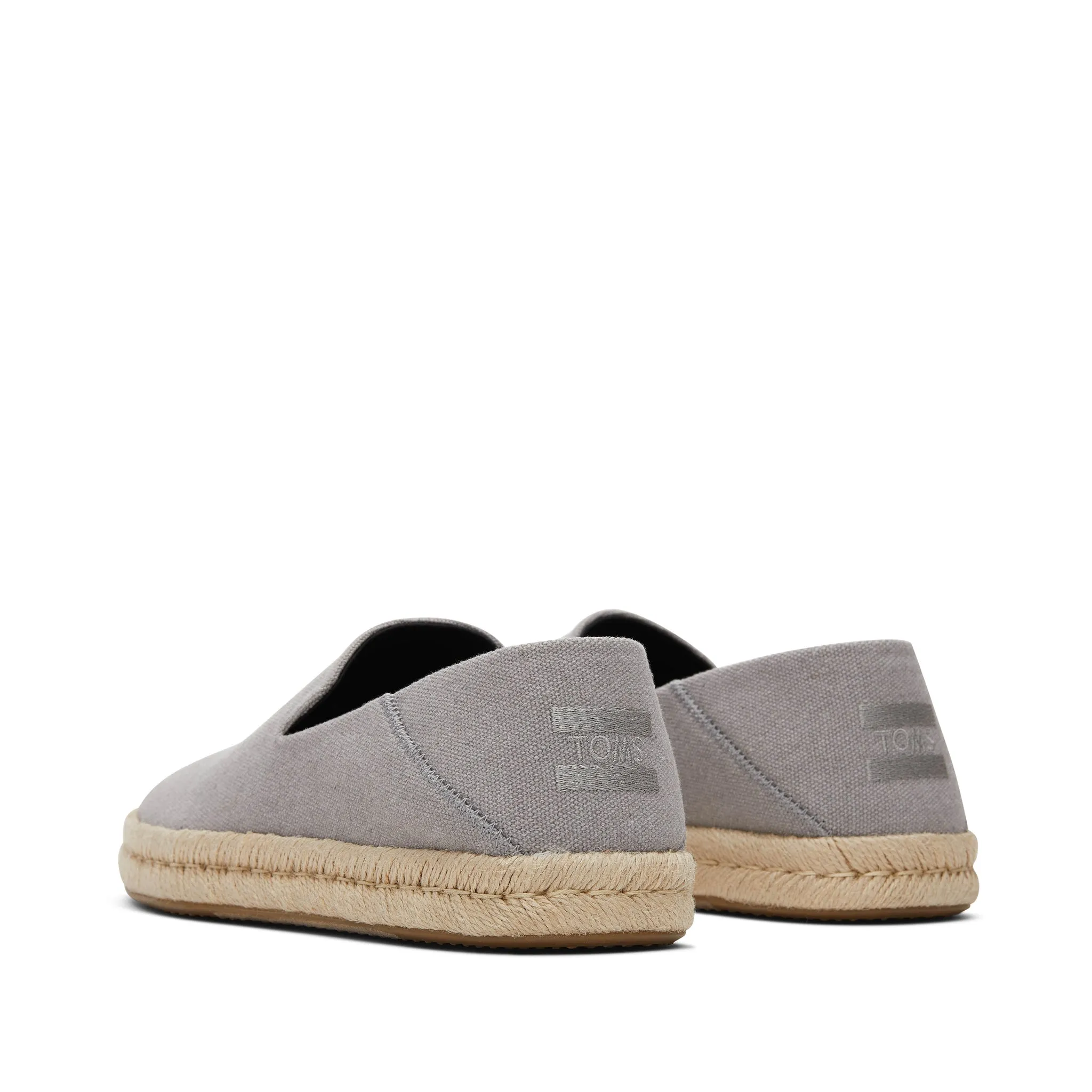 Santiago Loafer Drizzle Grey Recycled Cotton Canvas