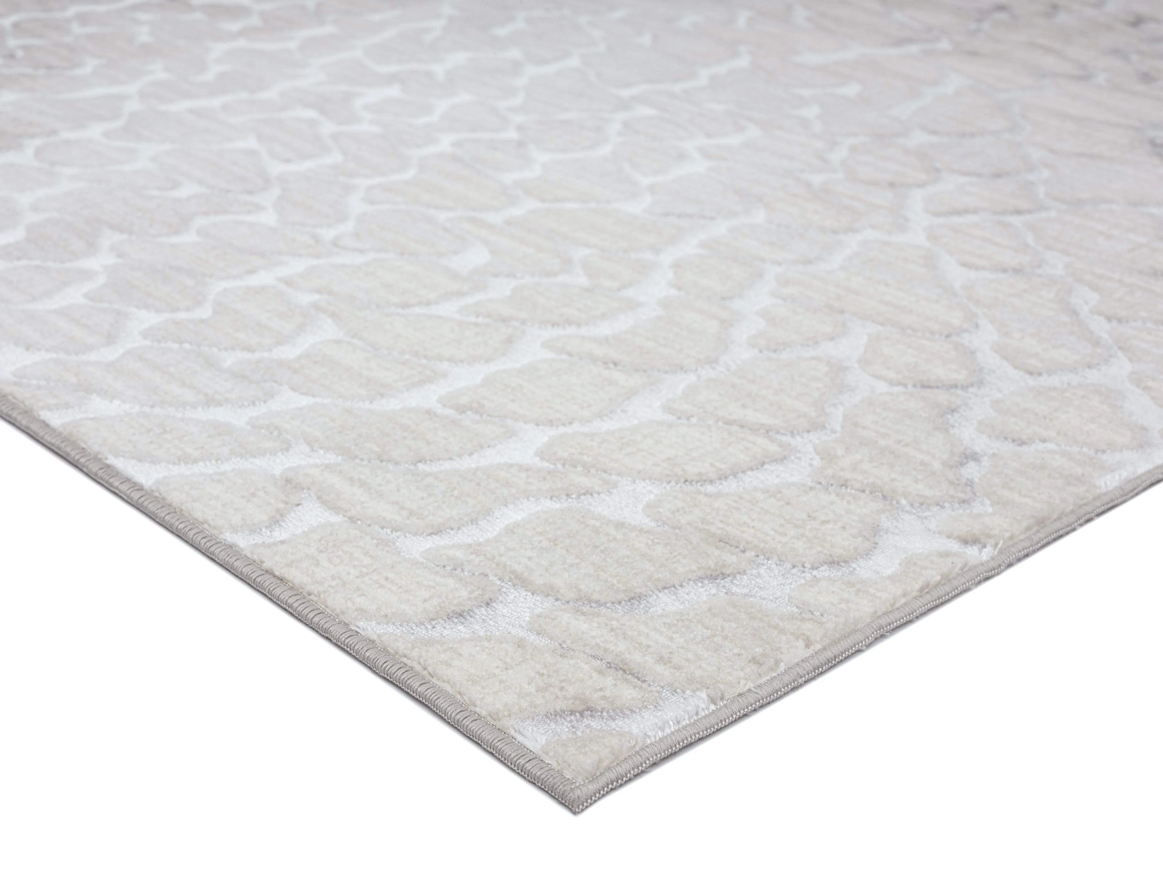 Sasha Ivory Cream And Grey Abstract Transitional Rug *NO RETURNS UNLESS FAULTY