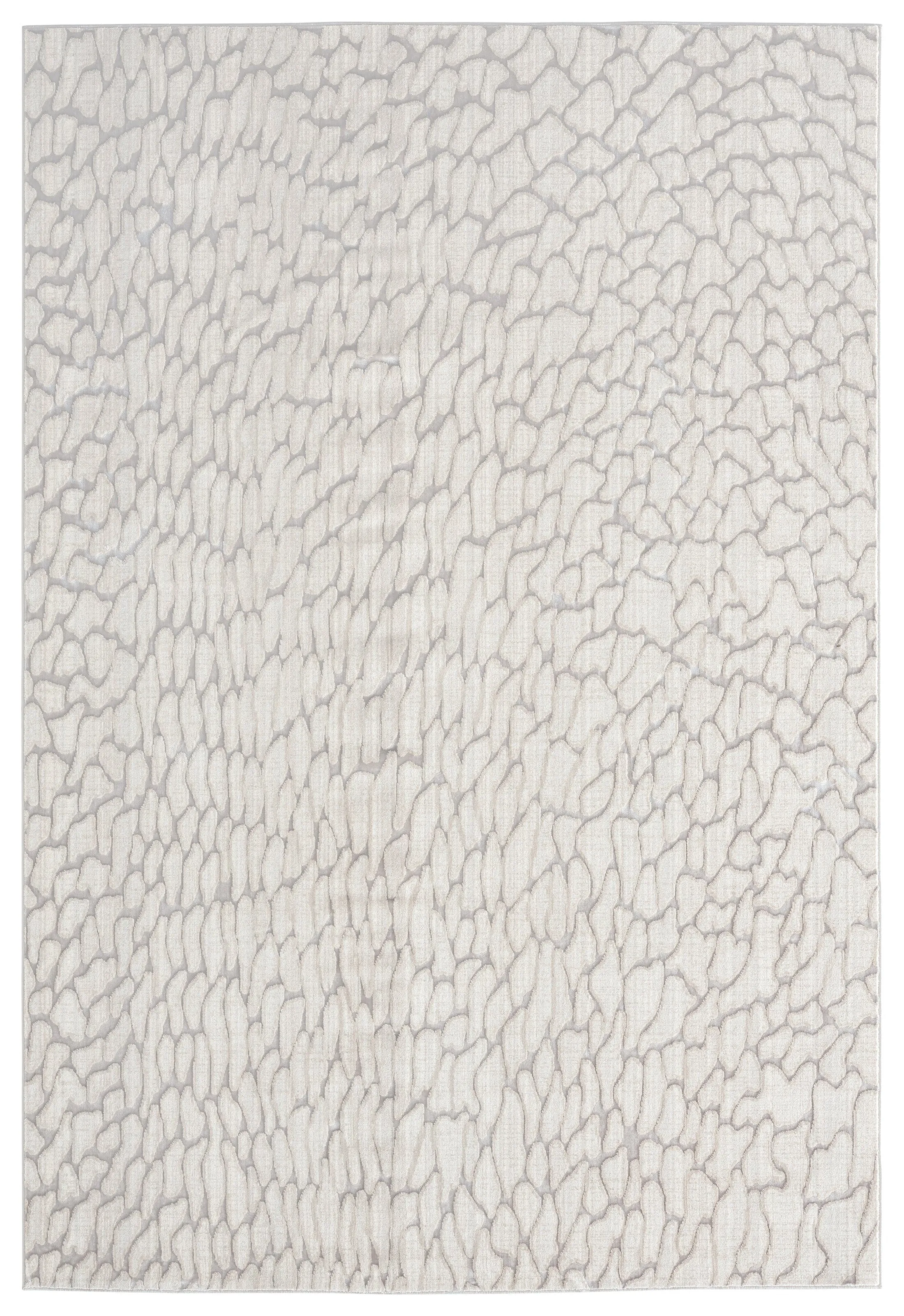 Sasha Ivory Cream And Grey Abstract Transitional Rug *NO RETURNS UNLESS FAULTYmodern color block patchwork rug