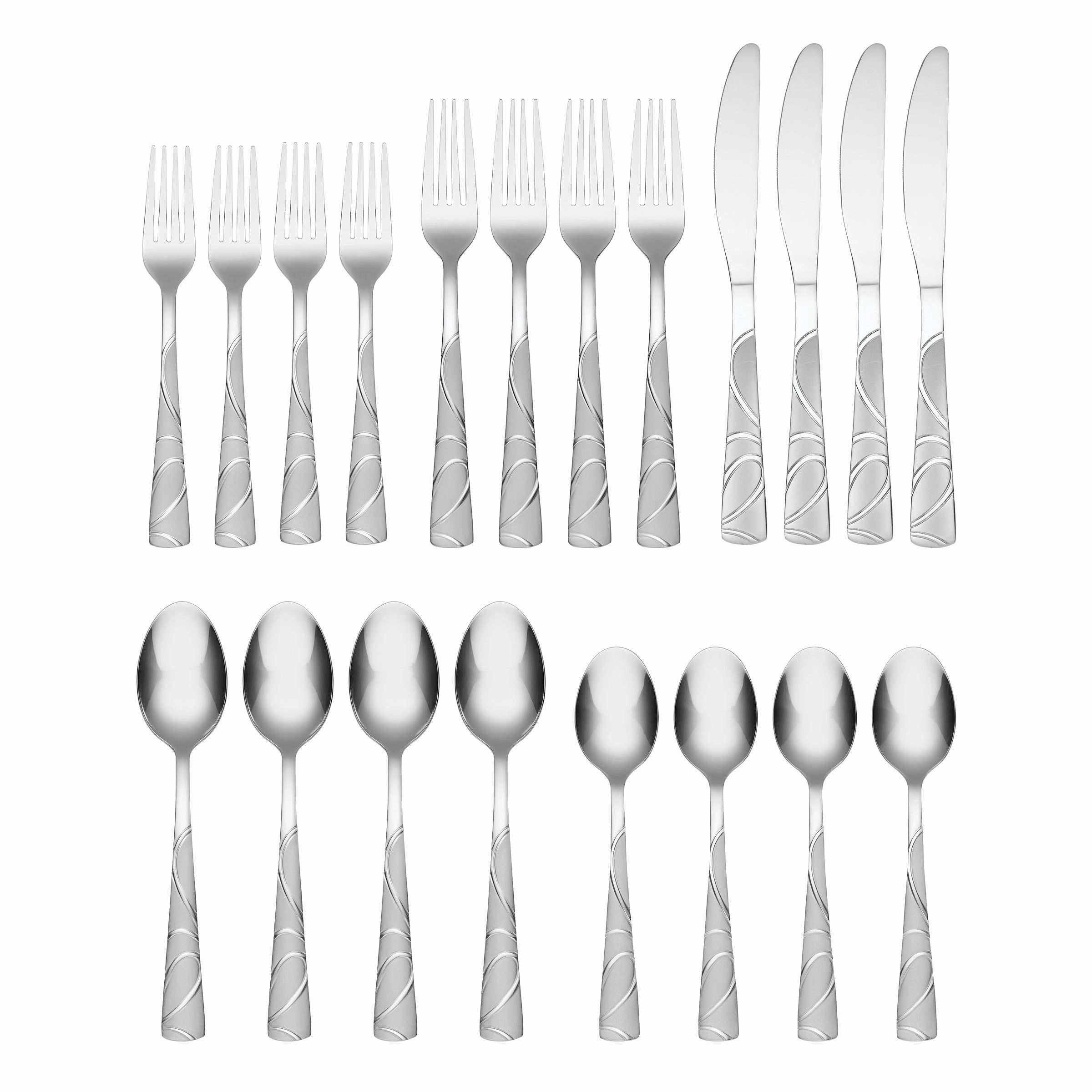 Sasha Sand 20 Piece Flatware Set