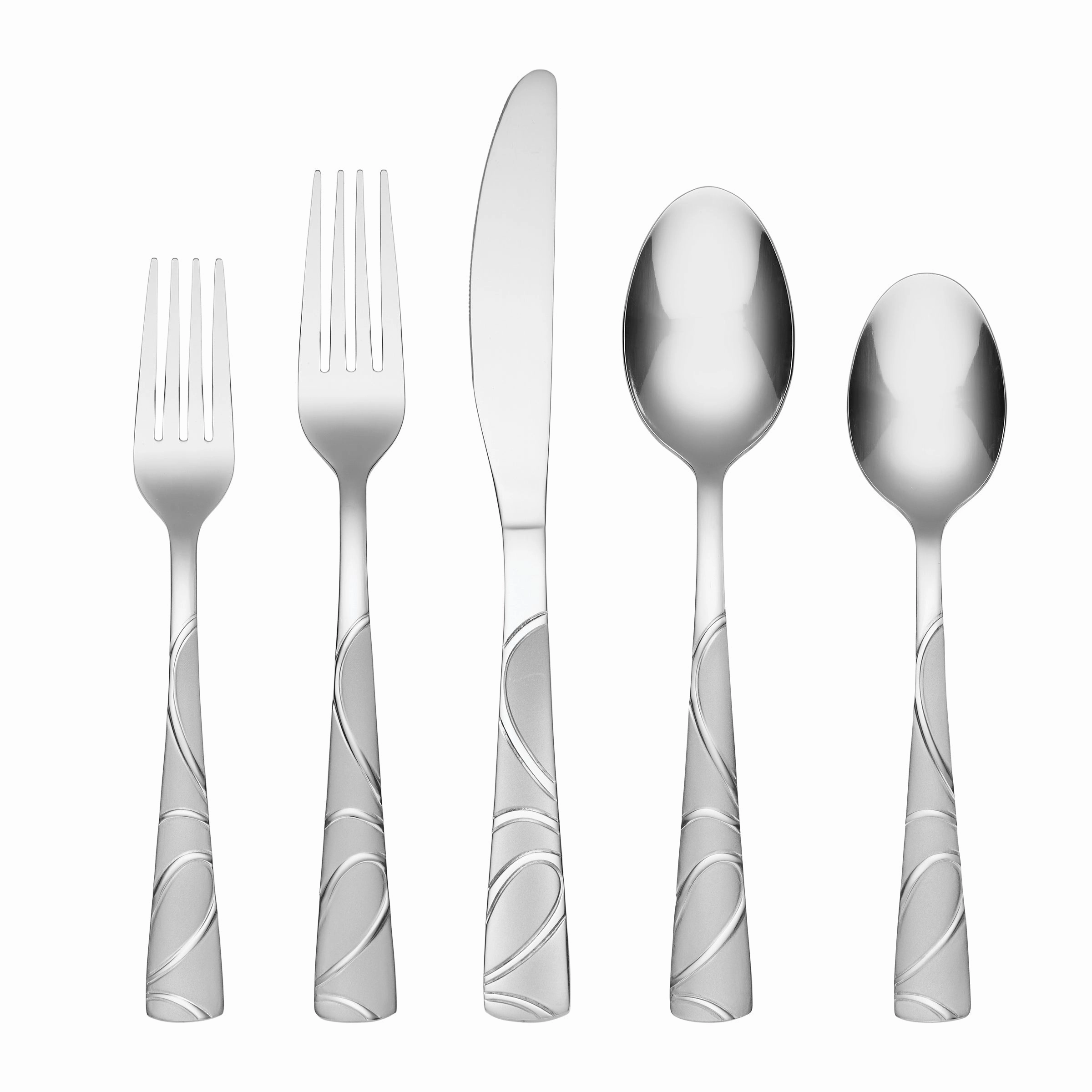 Sasha Sand 20 Piece Flatware Seteco-friendly bamboo fiber tableware set 
