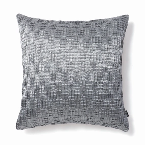 Satin Crinkle Cushion Cover 450 x 450  Greybedding sets ,throw blankets 