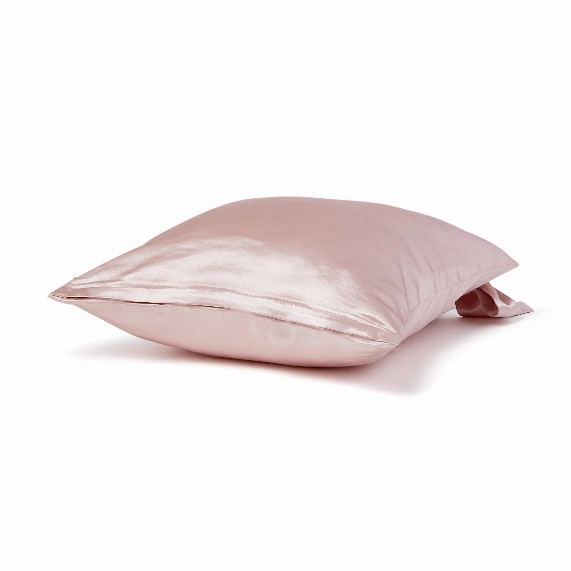 SATIN RIBBON CUSHION COVER 450 X 450 PINK