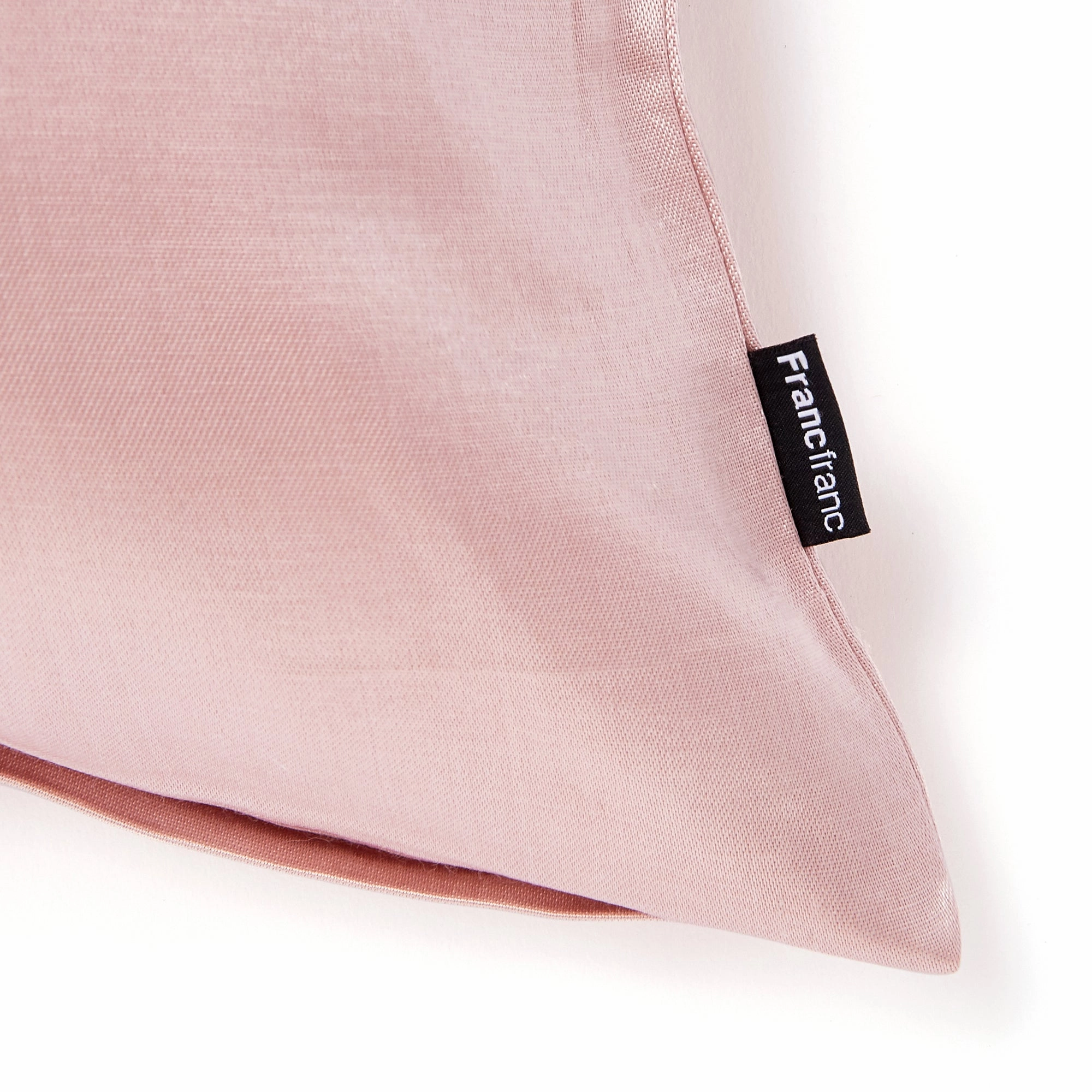 SATIN RIBBON CUSHION COVER 450 X 450 PINK