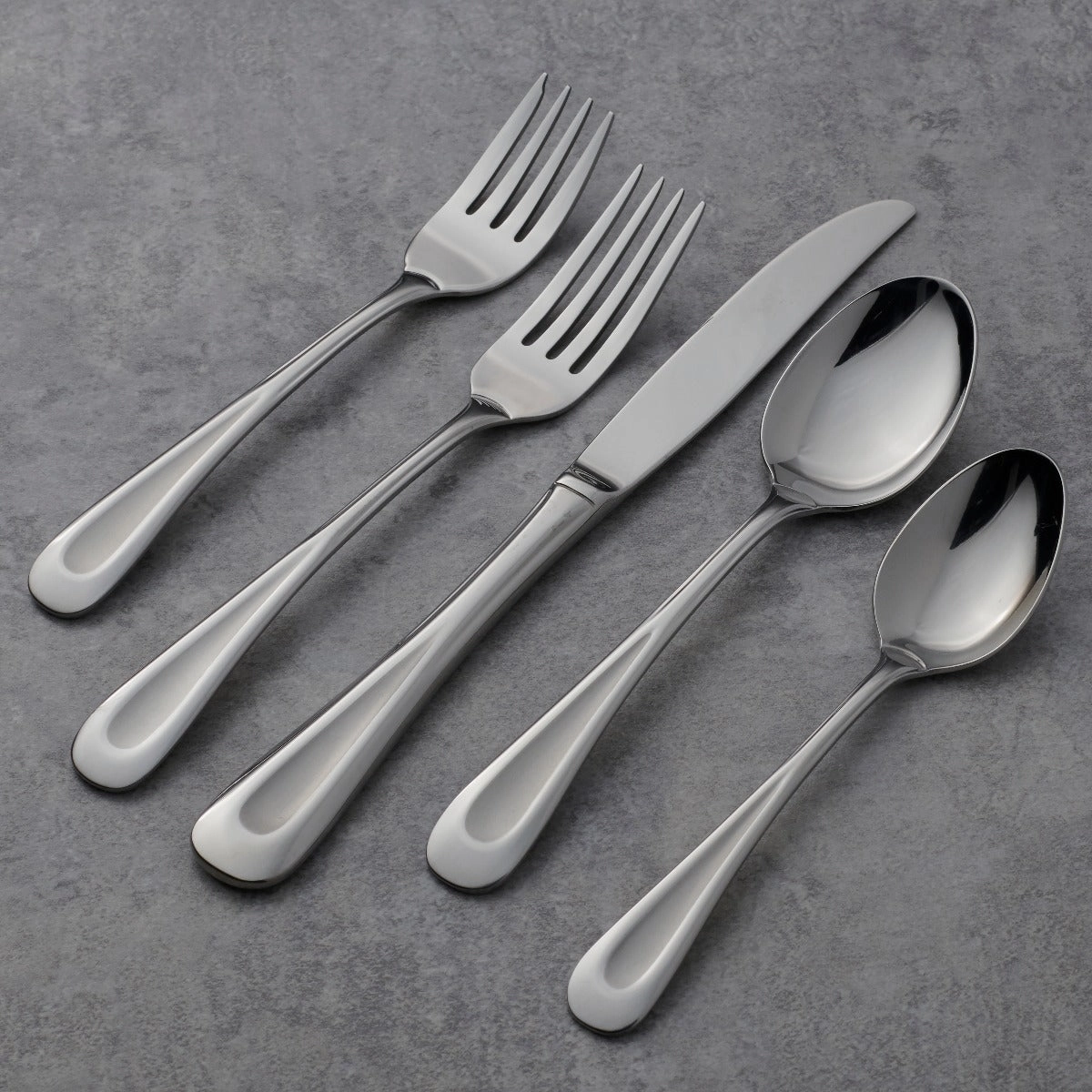 Satin Sand Dune 45 Piece Flatware Set