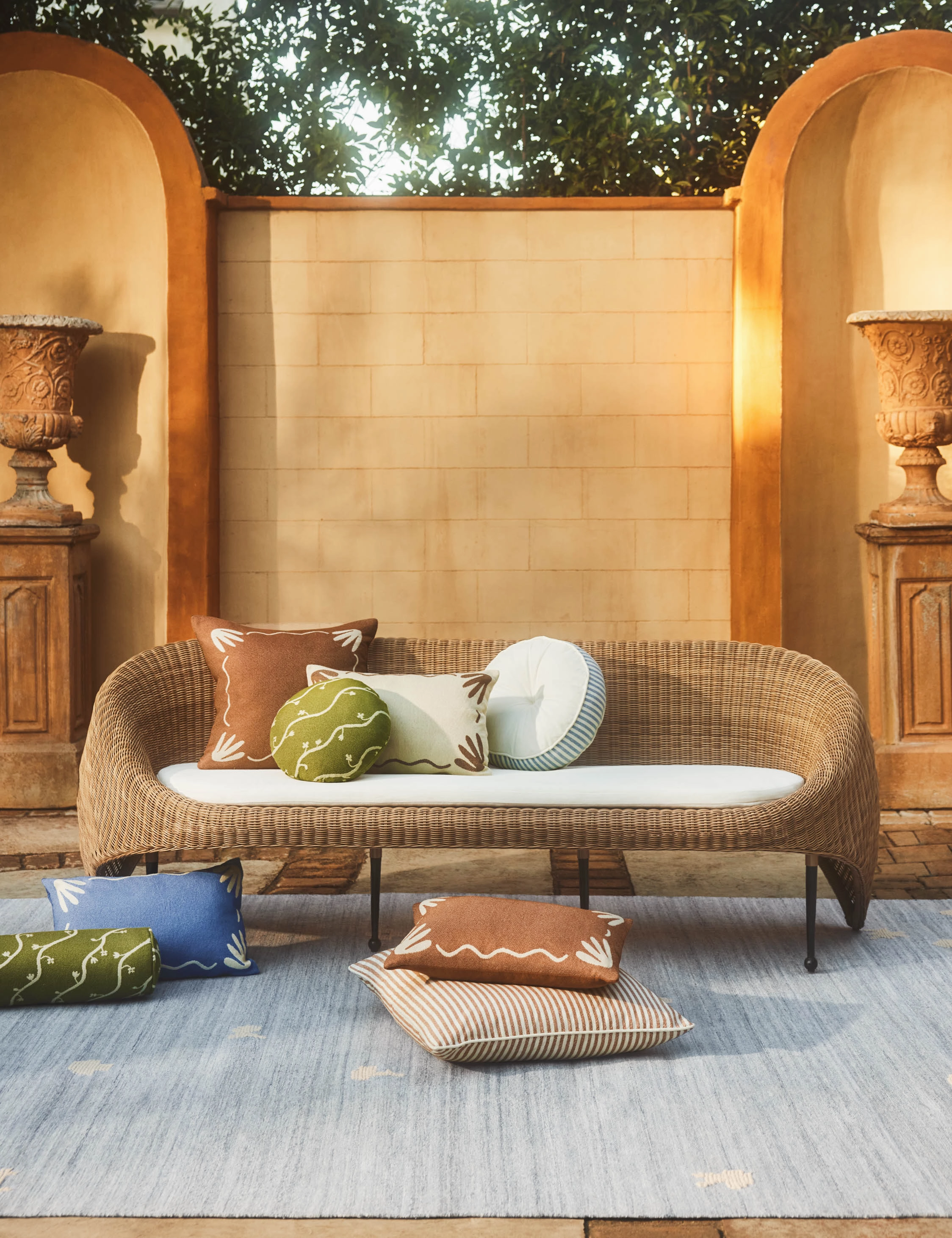 Satu Indoor / Outdoor Pillow by Sarah Sherman Samuel