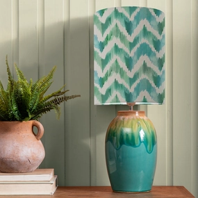 Savannah Anna & Eucalypt Complete Table Lamp Aqua/Islamodern home decor ,home decor for bedroom 