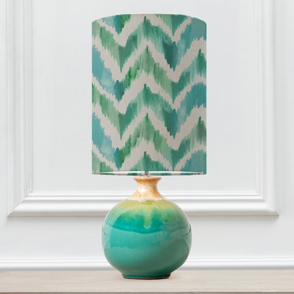 Savannah Anna & Neso Complete Table Lamp Aqua/Isla