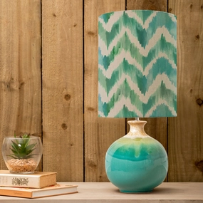 Savannah Anna & Neso Complete Table Lamp Aqua/Islamodern home decor ,home decor for bedroom 
