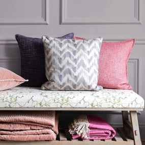 Savannah Printed Cushion Violetbedding sets ,throw blankets 