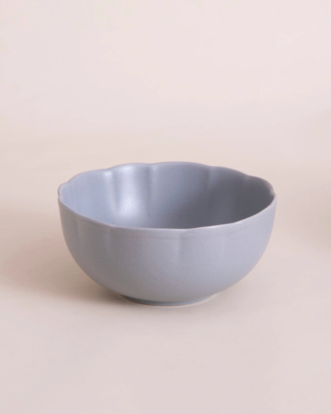 Scalloped Edge Ceramic Bowl