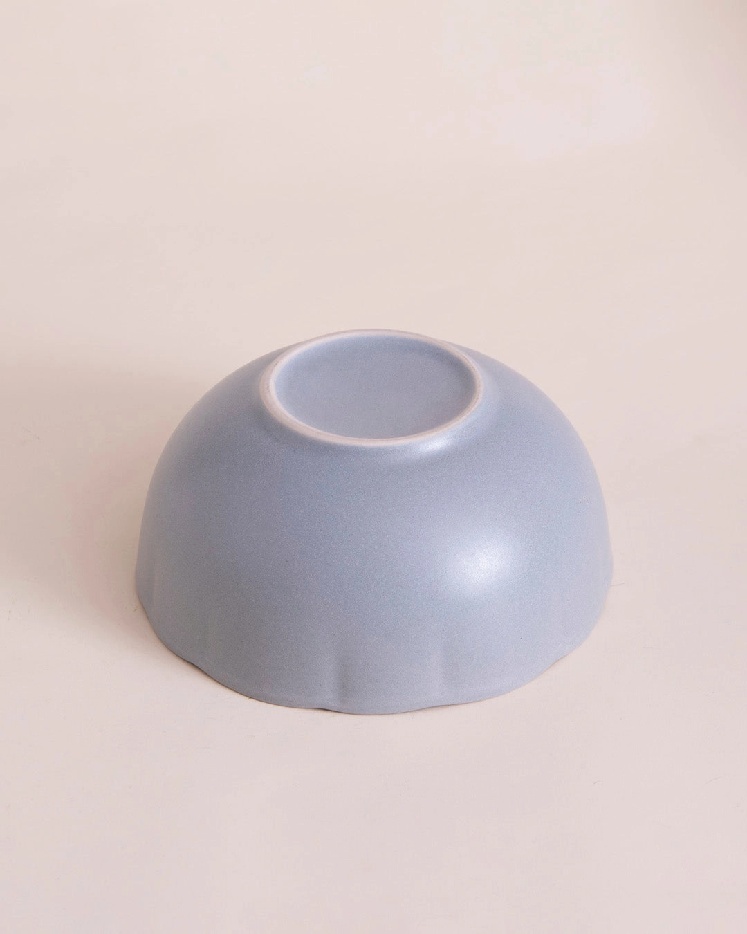 Scalloped Edge Ceramic Bowl