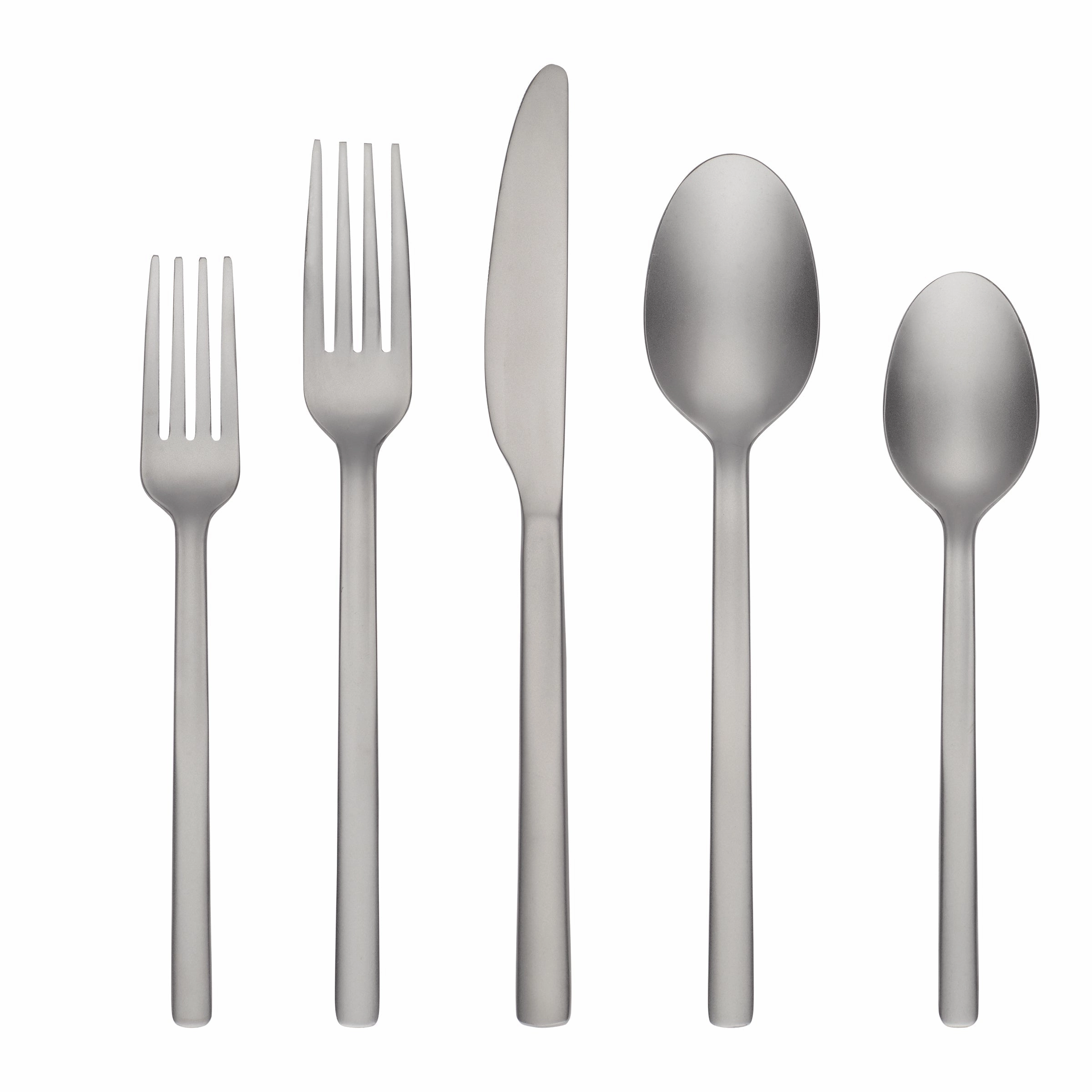 Scout Sand 20 Piece Flatware Seteco-friendly bamboo fiber tableware set 