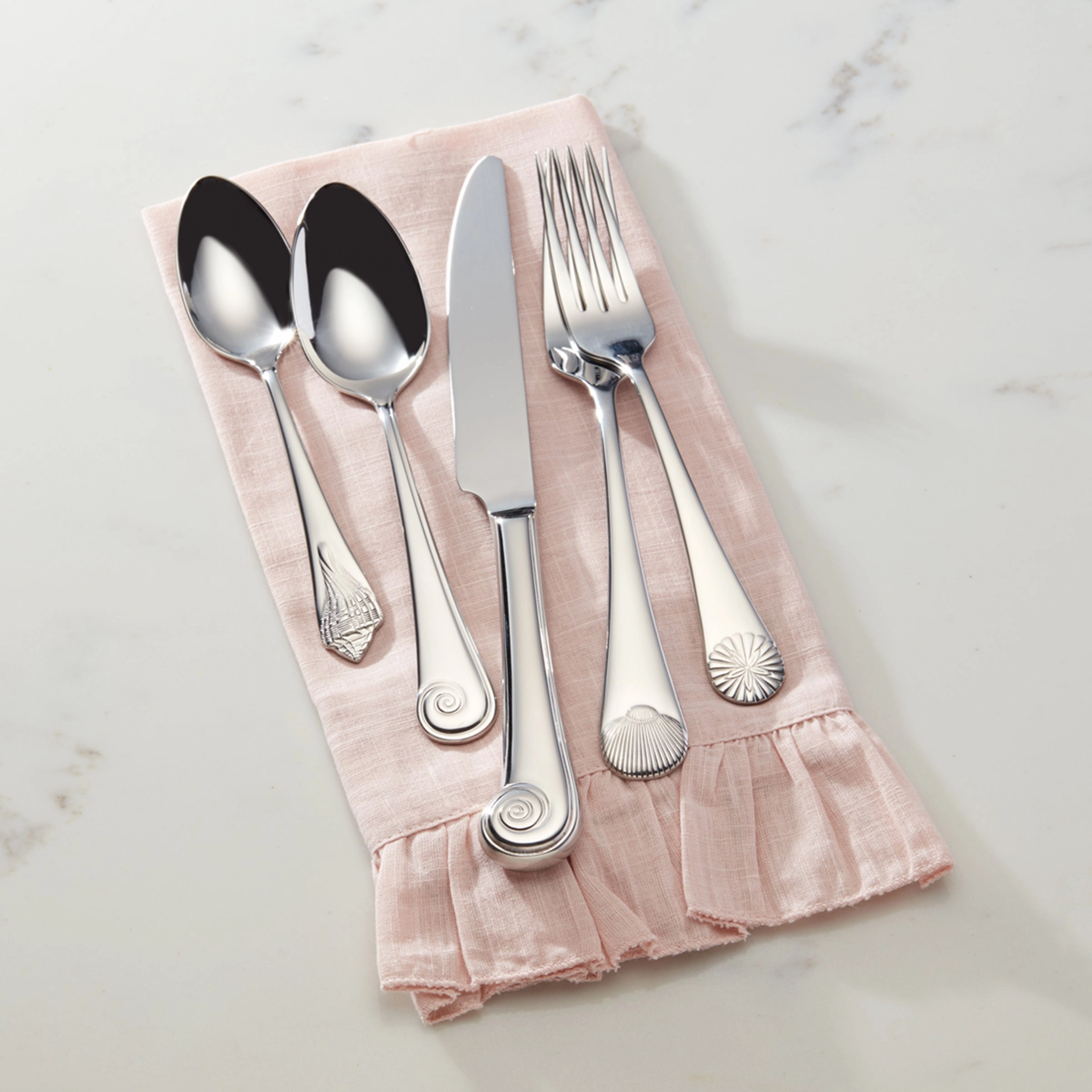 Sea Shell 5 Piece Place Setting