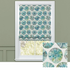 Sea Urchin Printed Cotton Made to Measure Roman Blinds Kelpiehome decor ,wall decor 