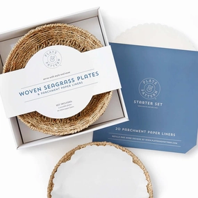 Seagrass Plates - Set Of 4nordic style desktop ornaments