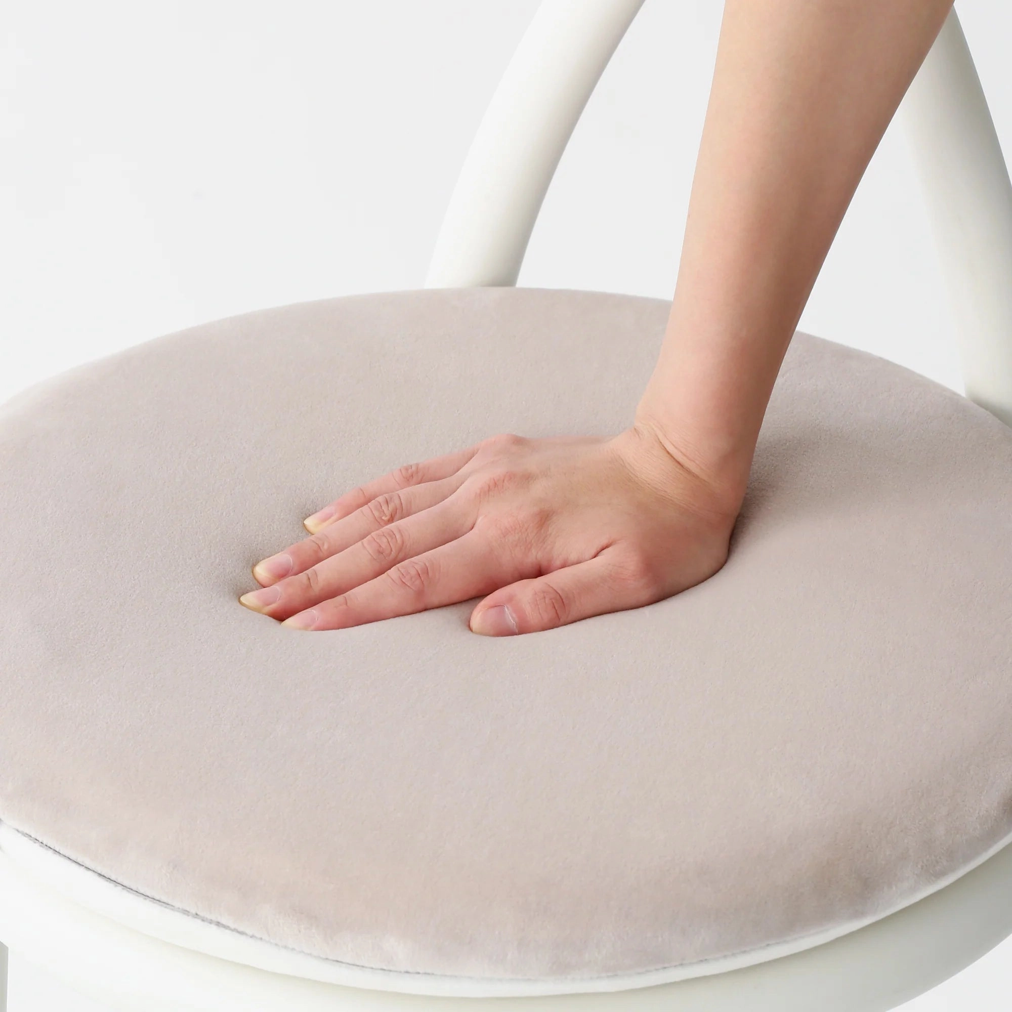 Sedia Seat Cushion  Light Green Xlight Gray