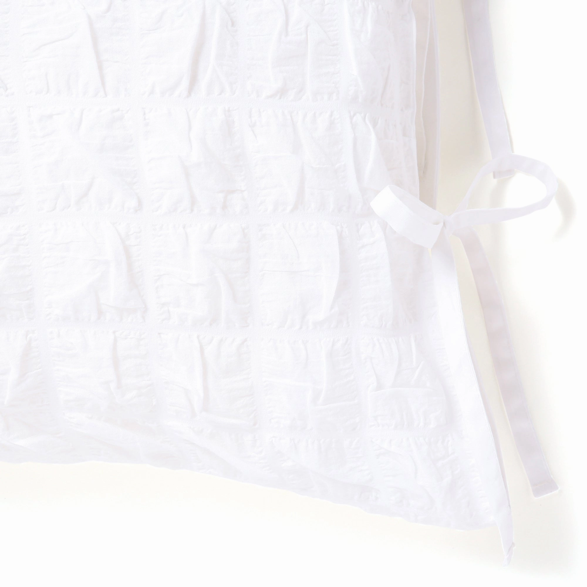 Seersucker Check Pillow Case 500 X 700 White