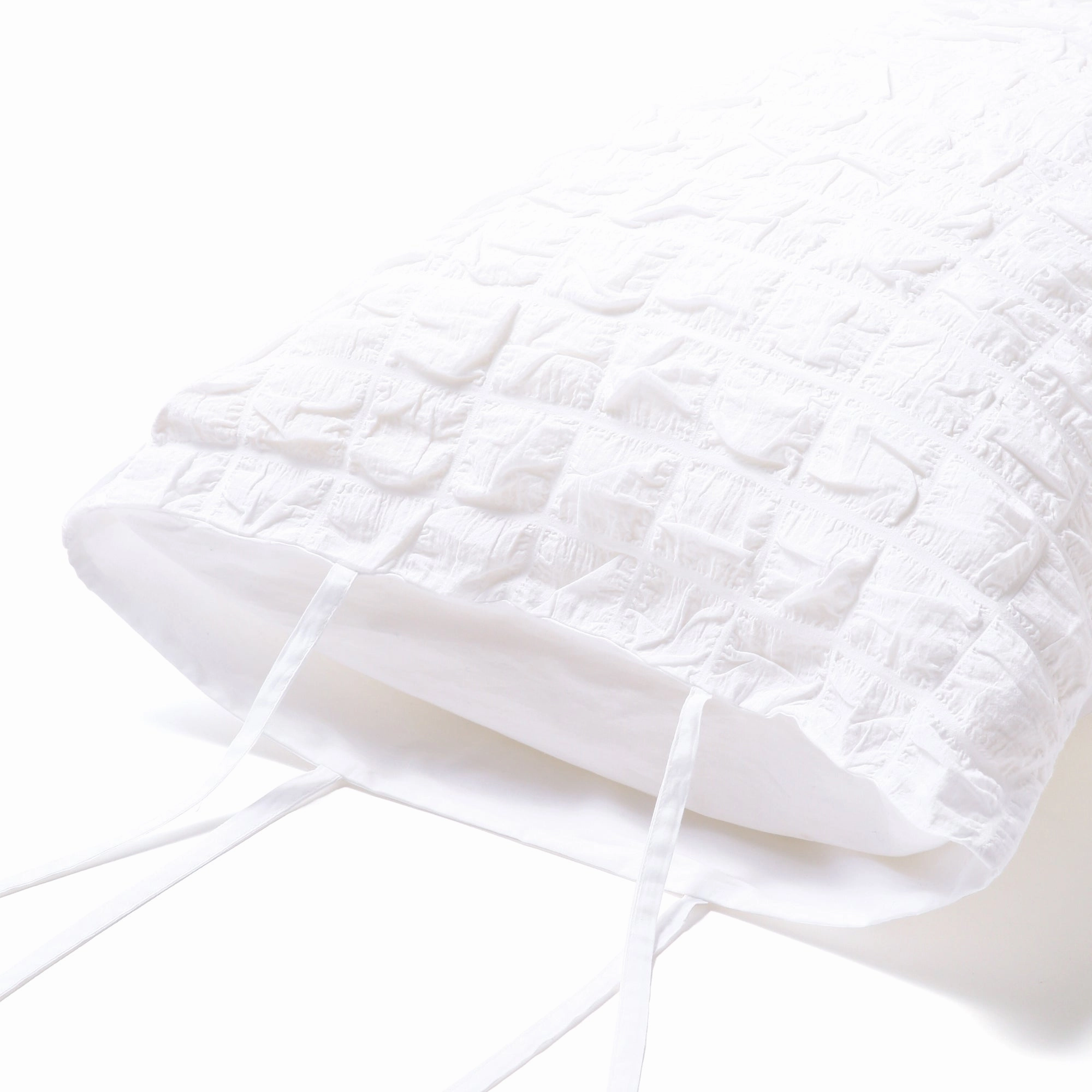 Seersucker Check Pillow Case 500 X 700 White