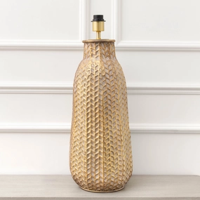 Serena Lamp Base Gold/Whitewashmodern home decor ,home decor for bedroom 