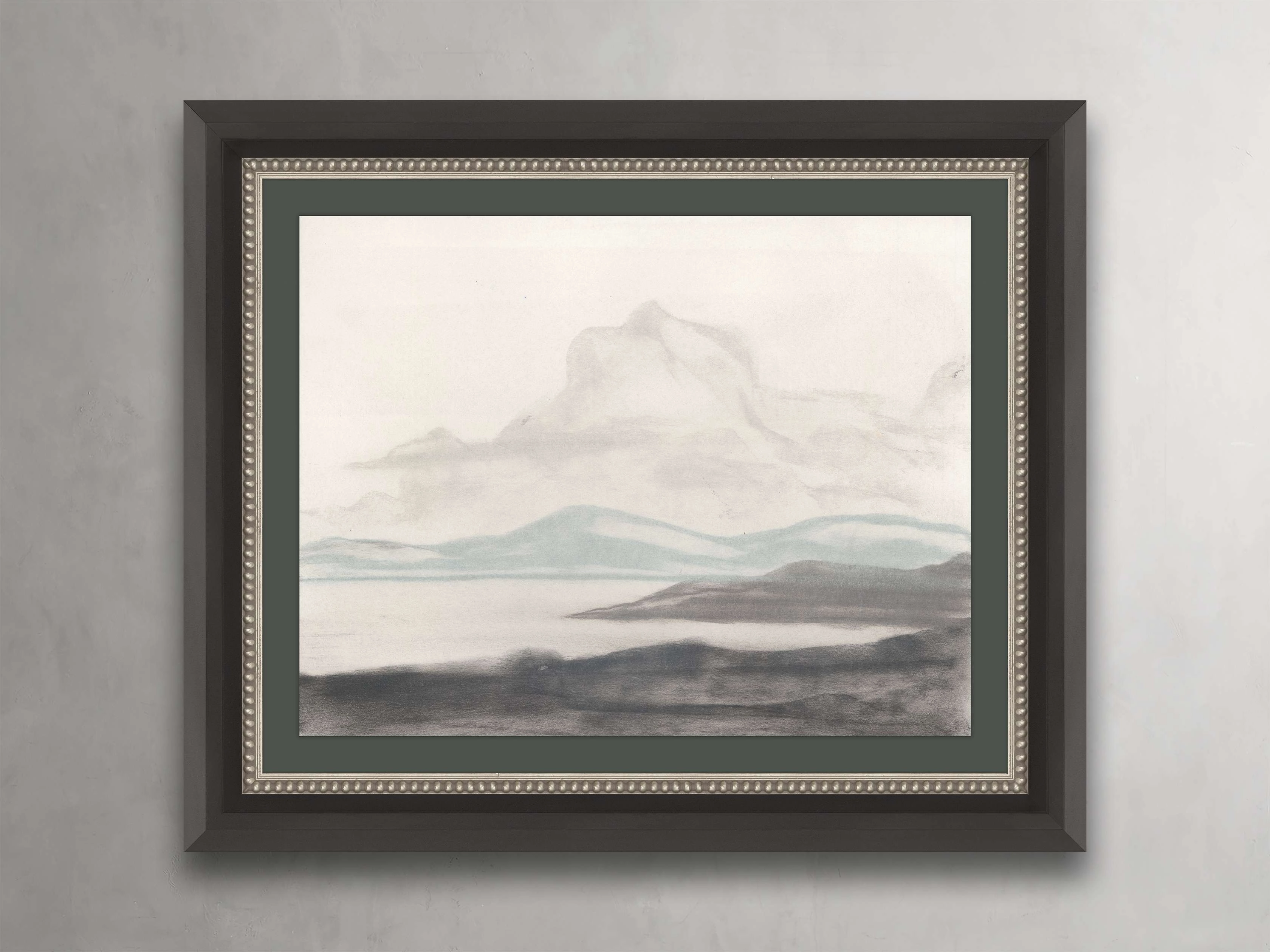Serene Expanse Framed Printnordic style wall decor