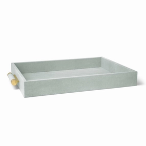 Shagreen Serving Tray Mistnordic style desktop ornaments