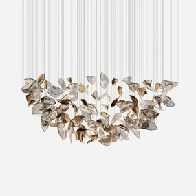 Shake Leaves Chandelierrustic chandelier,bedroom chandelier 