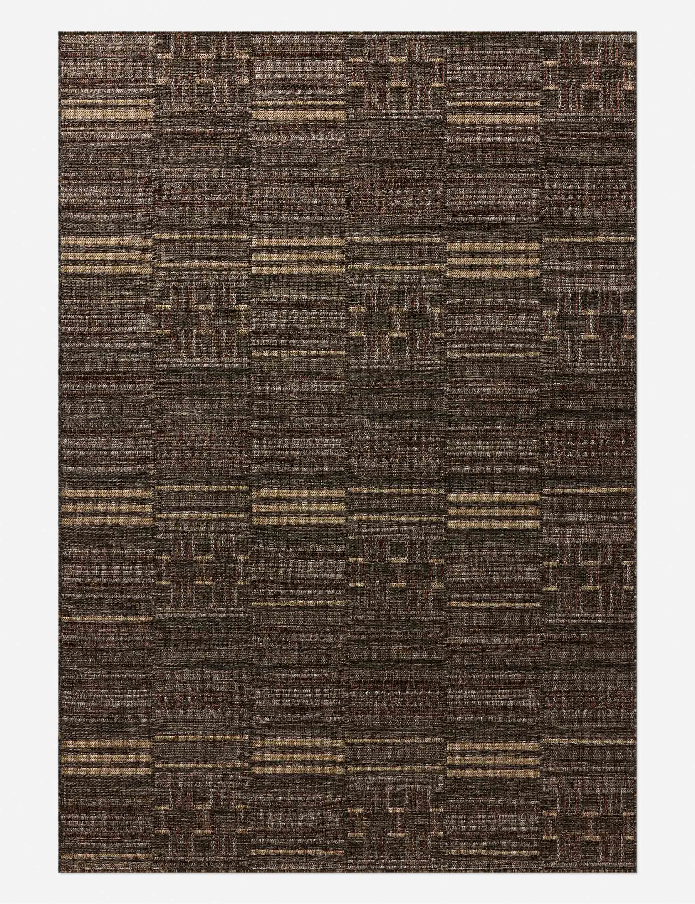 Shamar Indoor / Outdoor Rugmodern color block patchwork rug