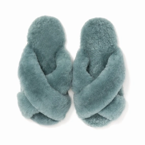 Sheep Fur Cross Room Shoes Greenbedding sets ,throw blankets 