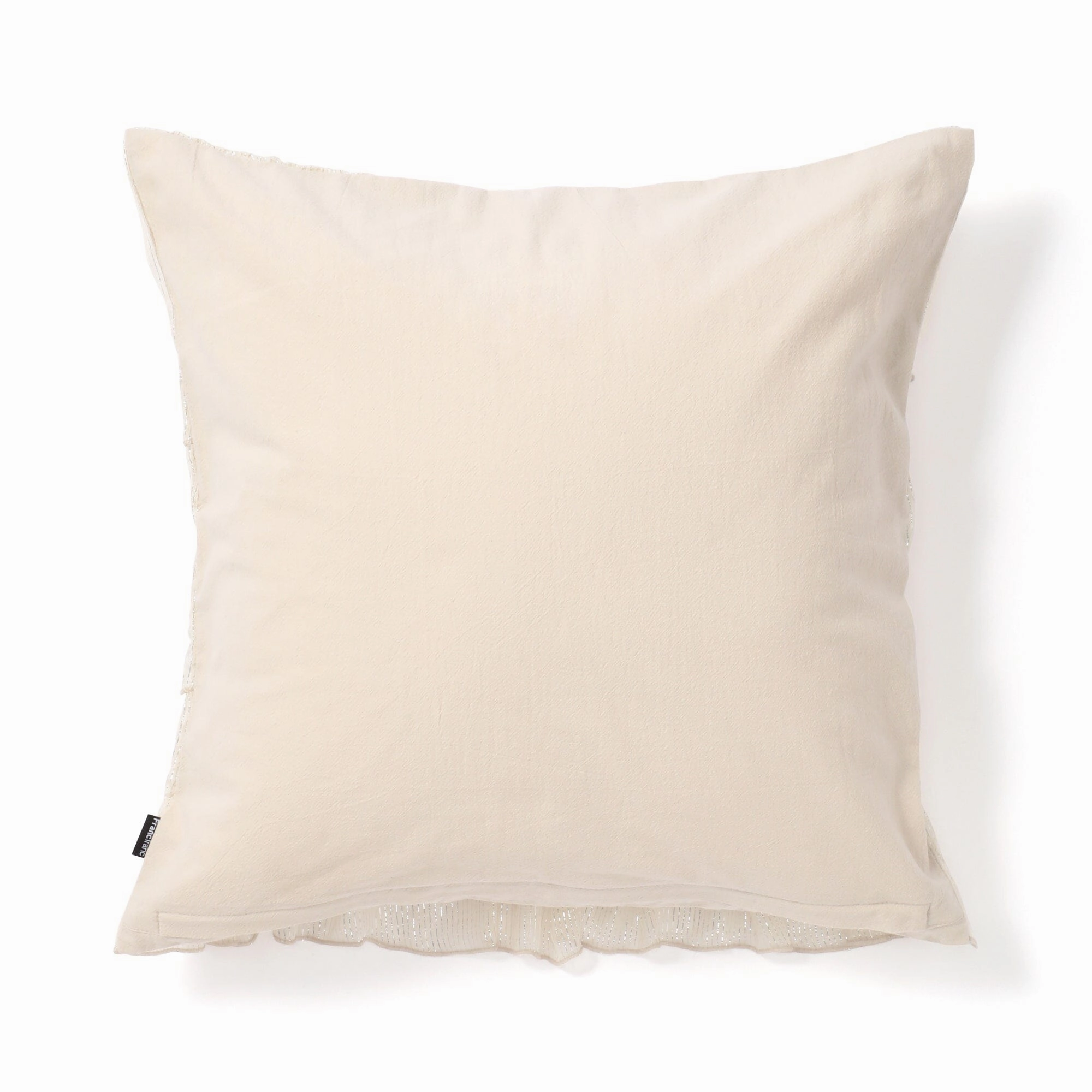 Sheer Frill Cushion Cover 450 X 450 White
