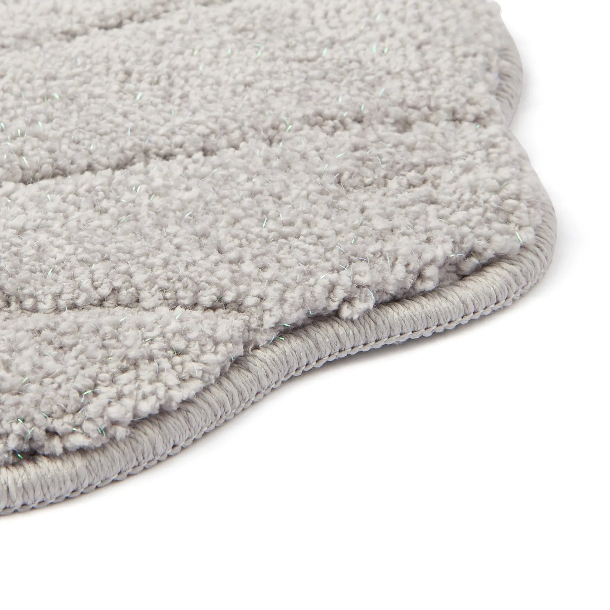 Shell Toilet Mat Gray