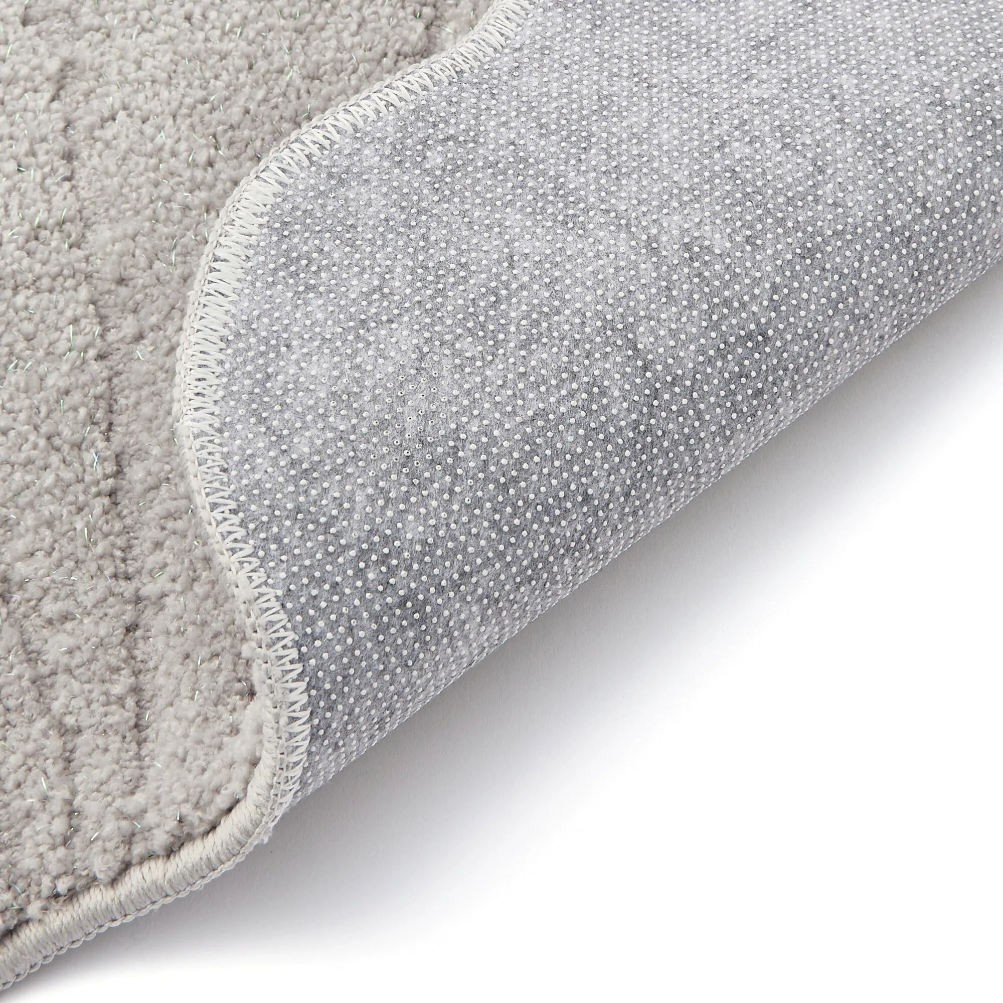 Shell Toilet Mat Gray