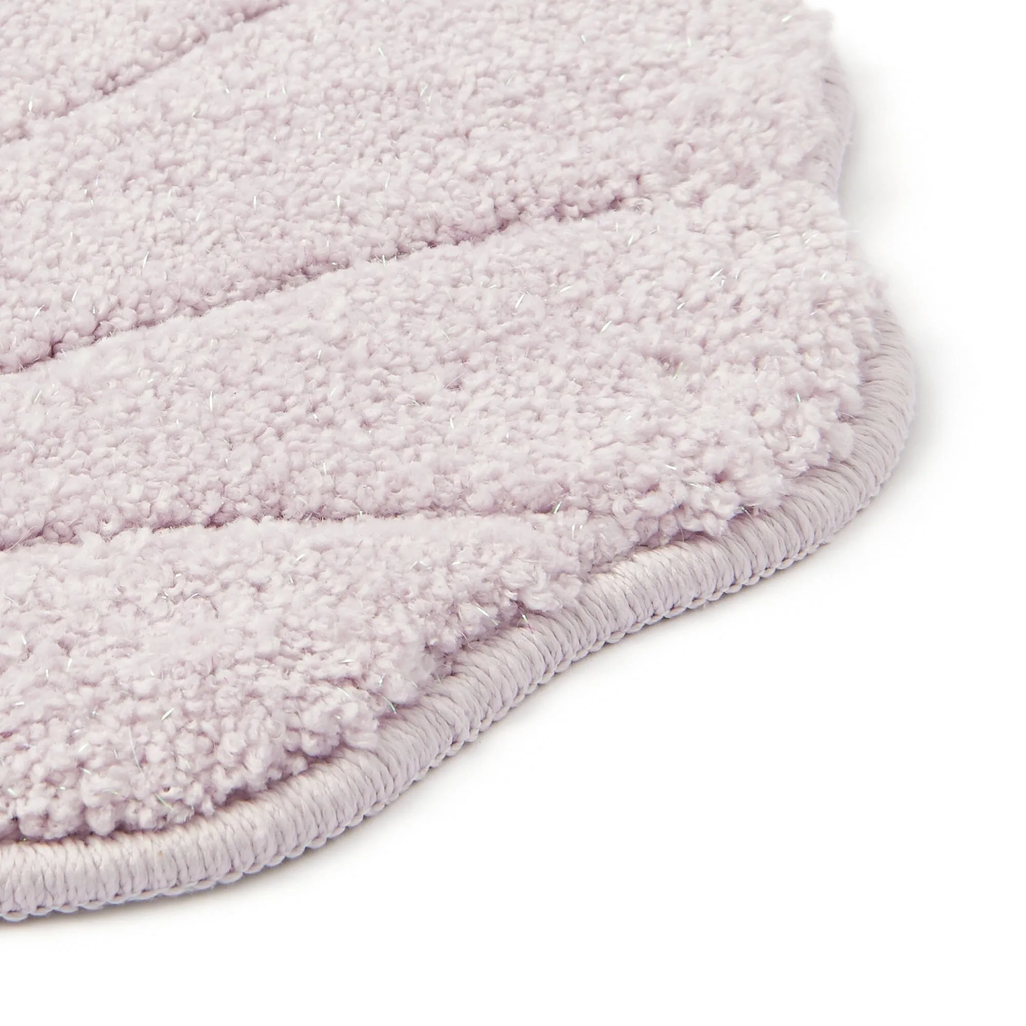 Shell Toilet Mat Pink