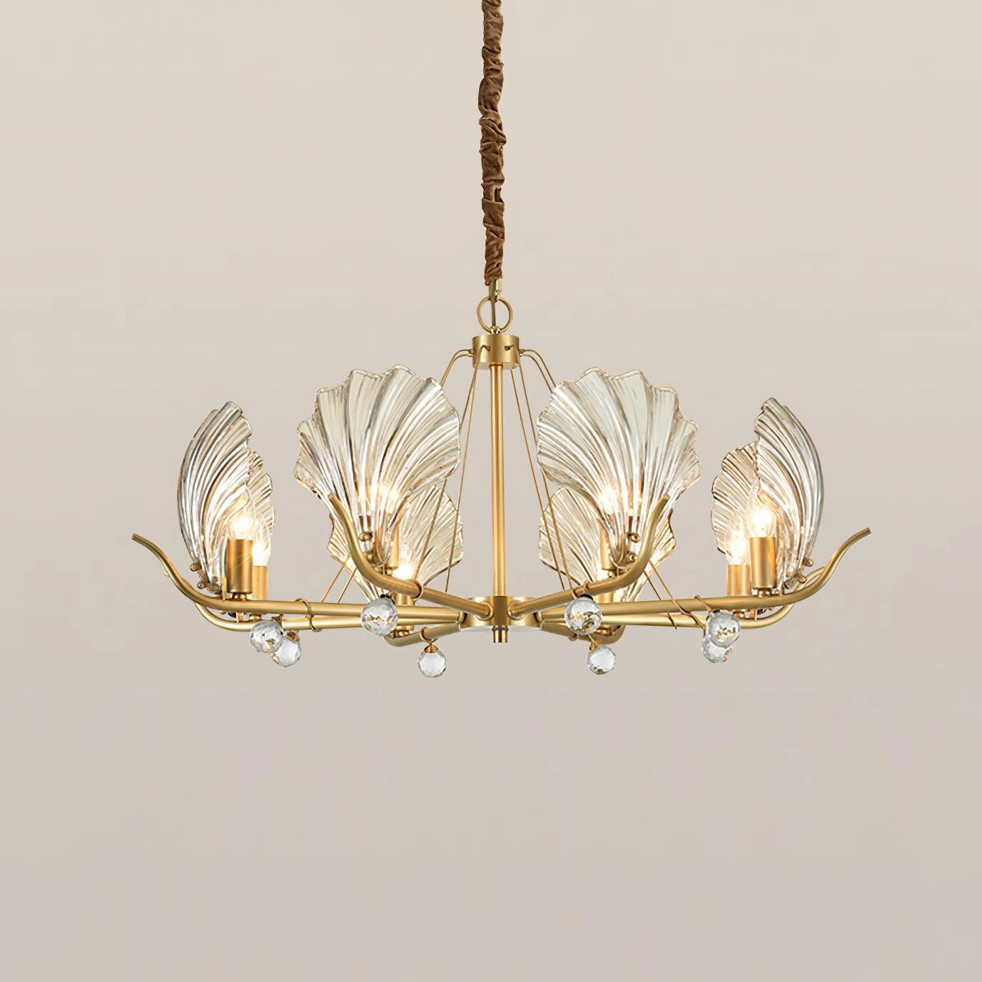 Shell Crystal Chandelier