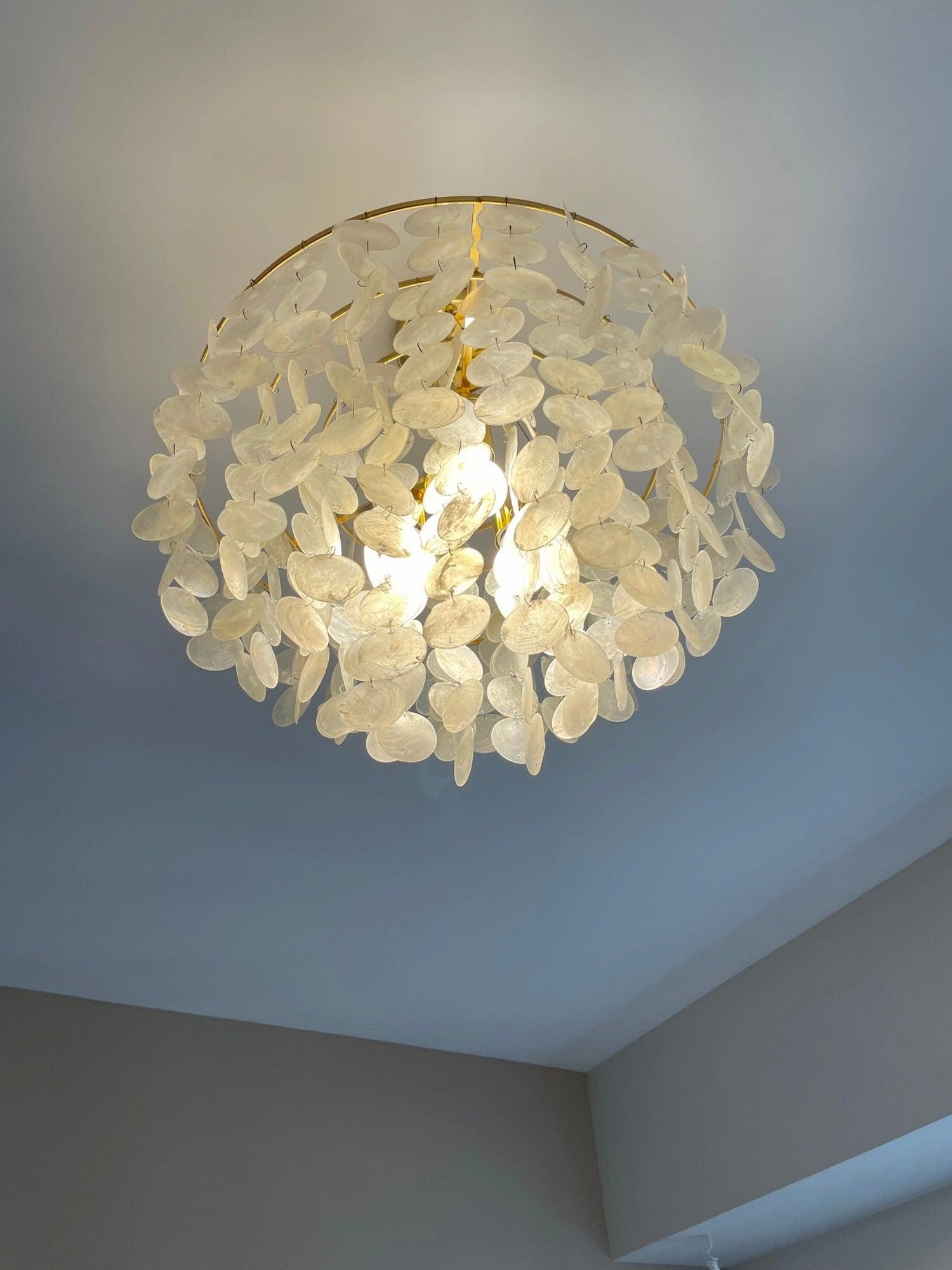 Shell Wind Chime Chandelier