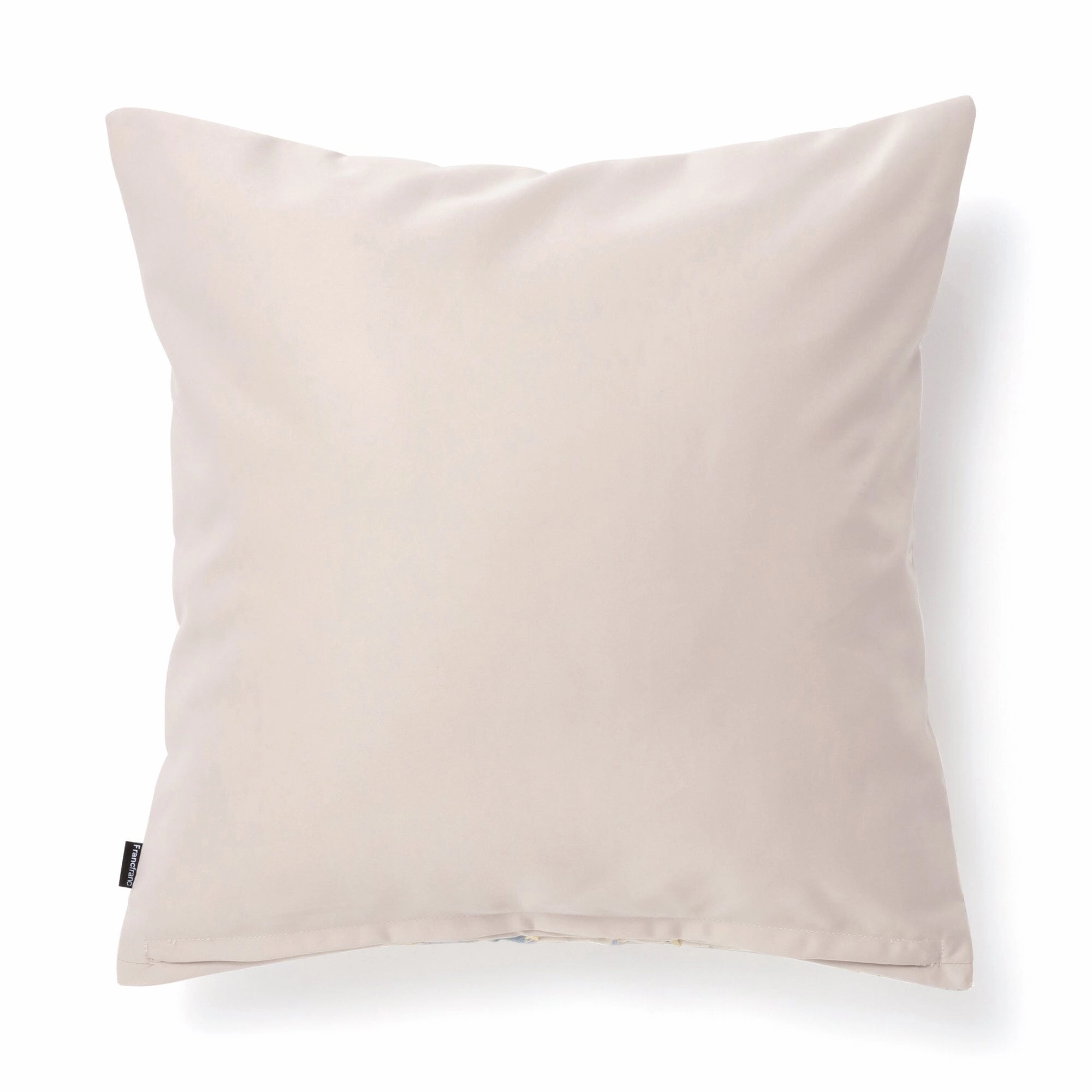 Shiny Flower Cushion Cover 450 X 450 White X Blue