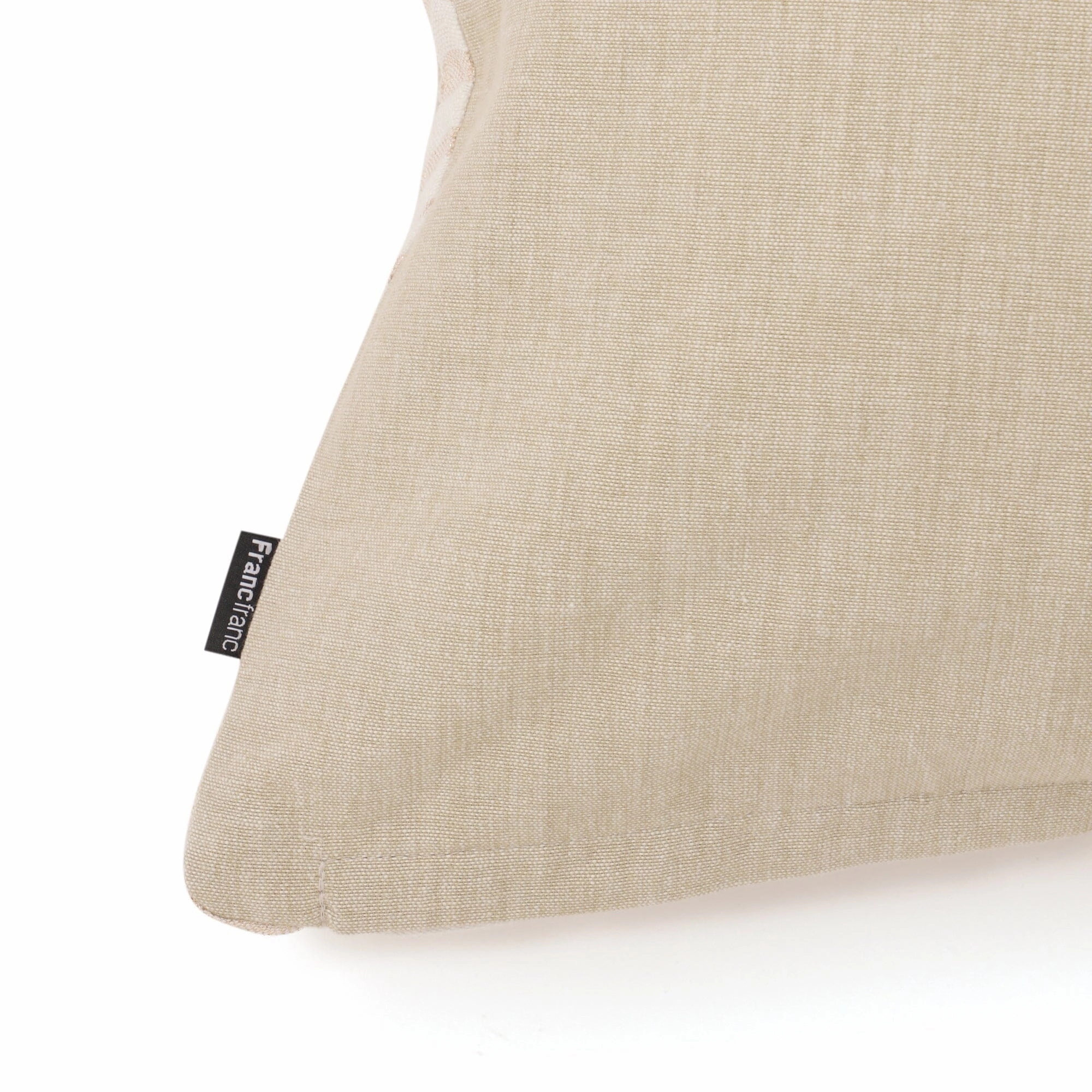 Shiny Smocking Cushion Cover 450 X 450 Natural X Gold