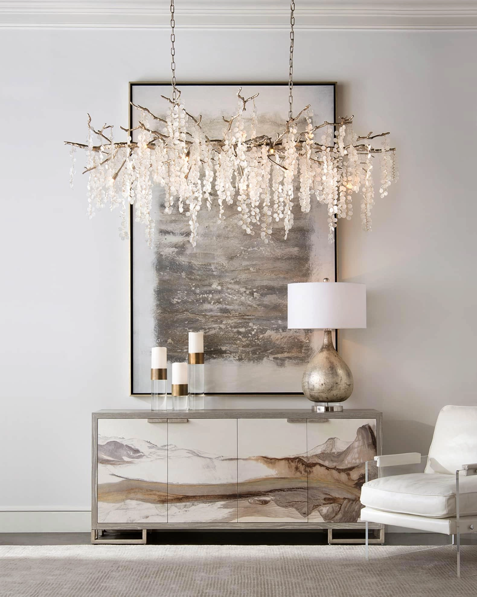Shiro Noda Crystal Chandelier