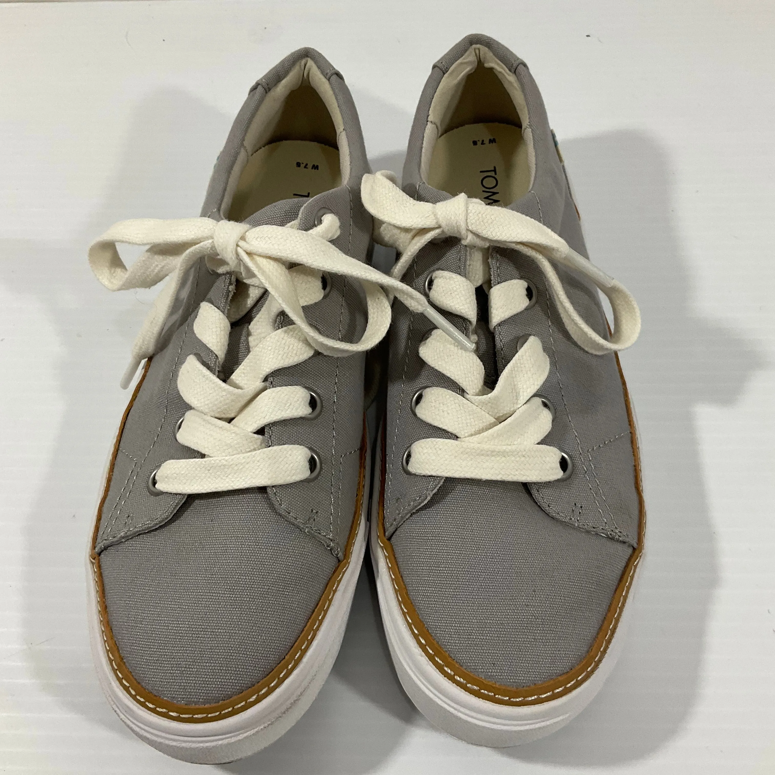 Shoes Athletic By Toms In Grey, Size: 7.5 toms