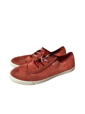 Shoes Athletic By Toms In Orange, Size: 9.5 toms