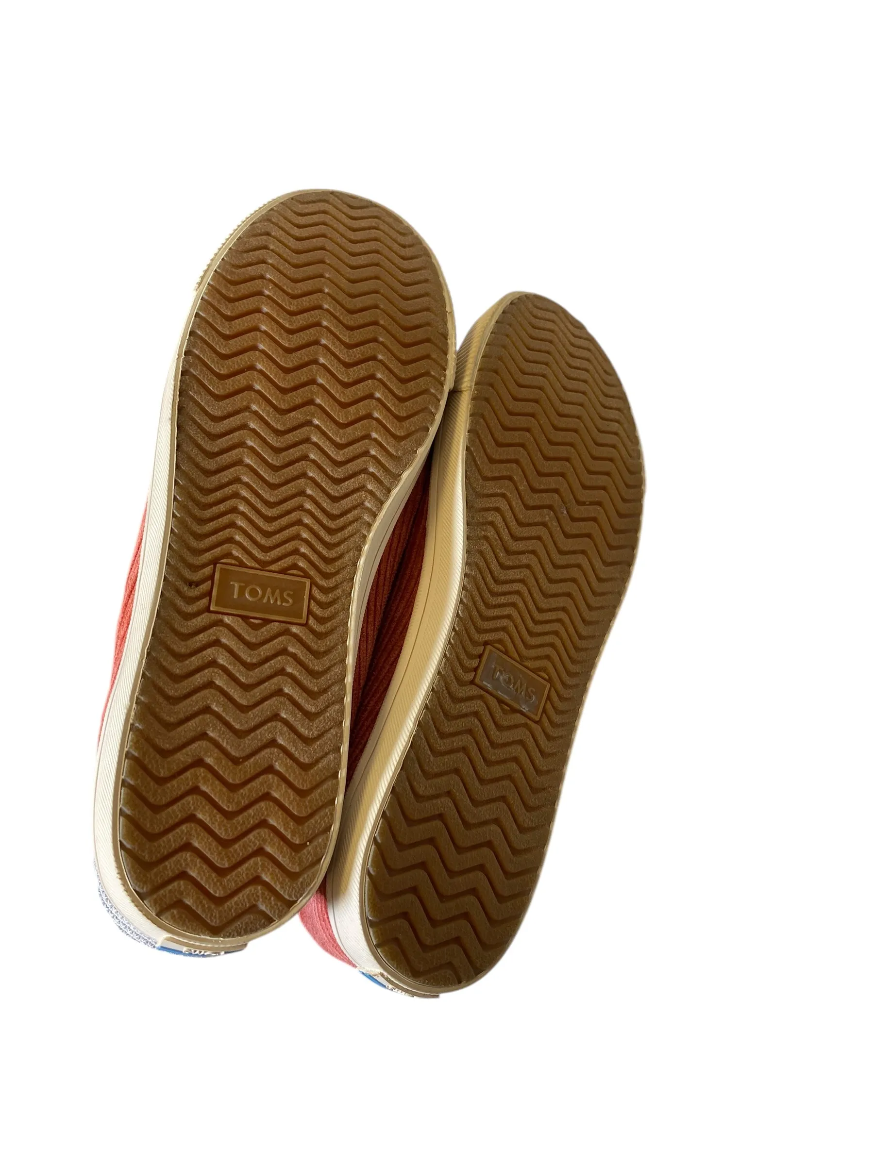 Shoes Athletic By Toms In Orange, Size: 9.5 toms