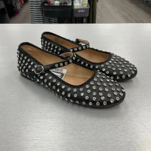 Shoes Flats By Steve Madden In Black & Silver, Size: 6.5 steve madden