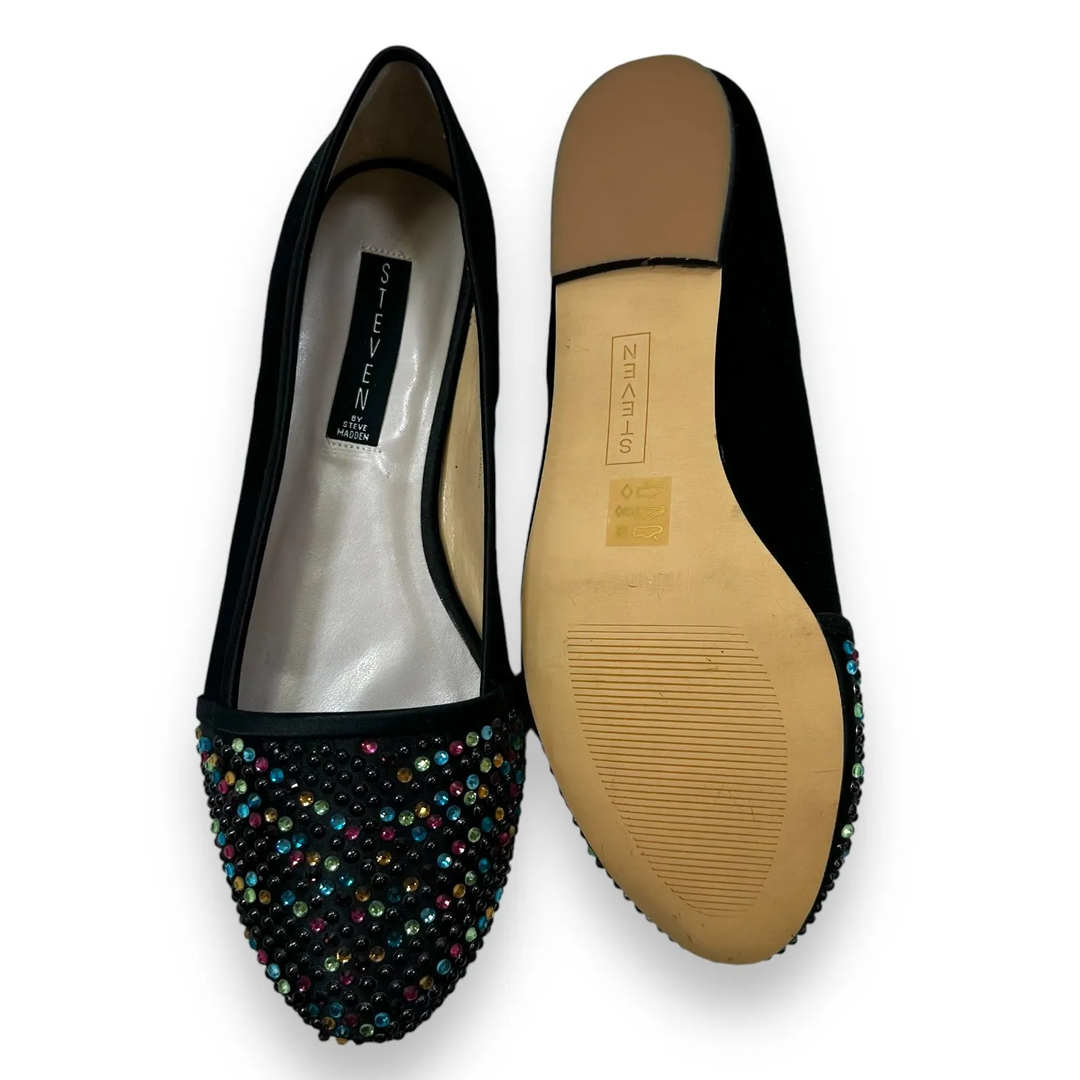 Shoes Flats By Steve Madden In Black, Size: 9 steve madden