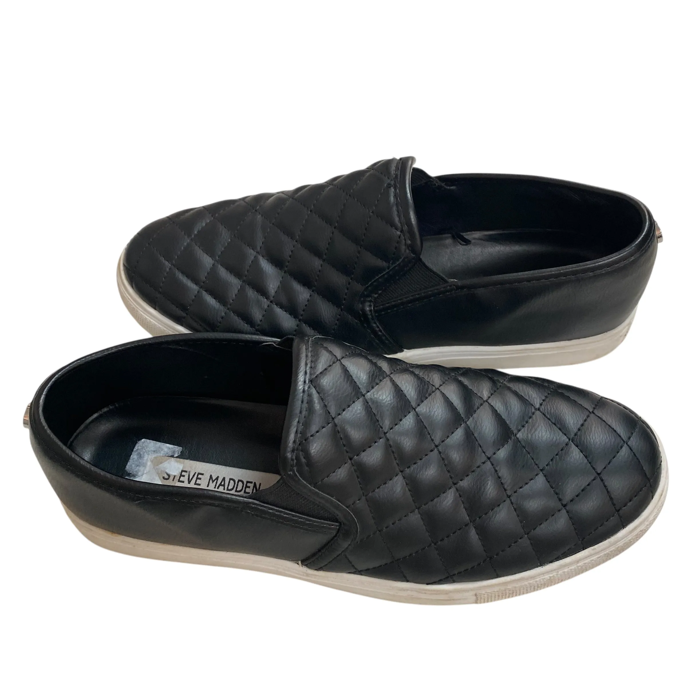 Shoes Flats By Steve Madden In Black, Size:9 steve madden